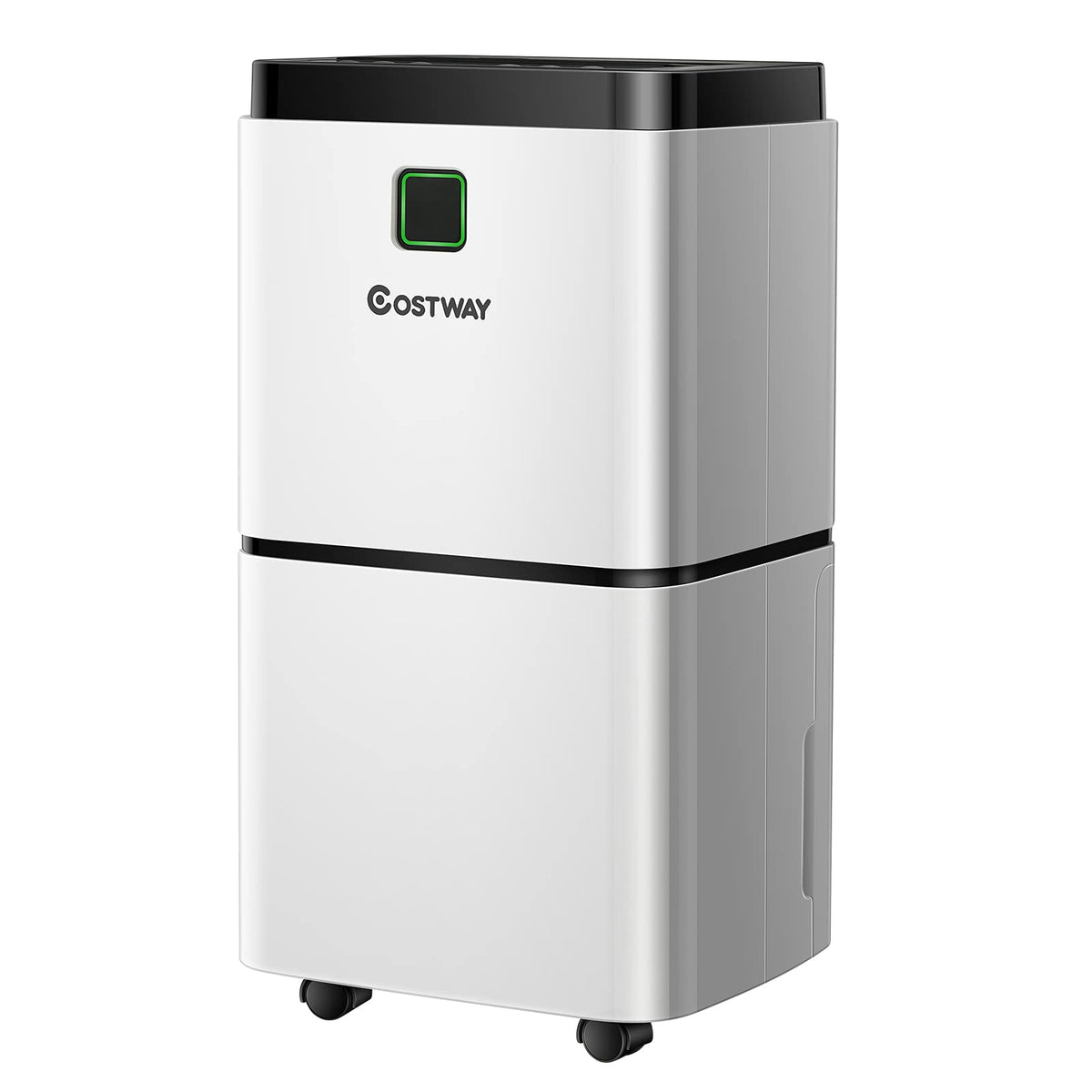 1500 Sq. Ft Portable 24 Pints Dehumidifier with 3 Color LED Light, 3 Modes, 0.5 Gallon Water Tank & 4 Wheels