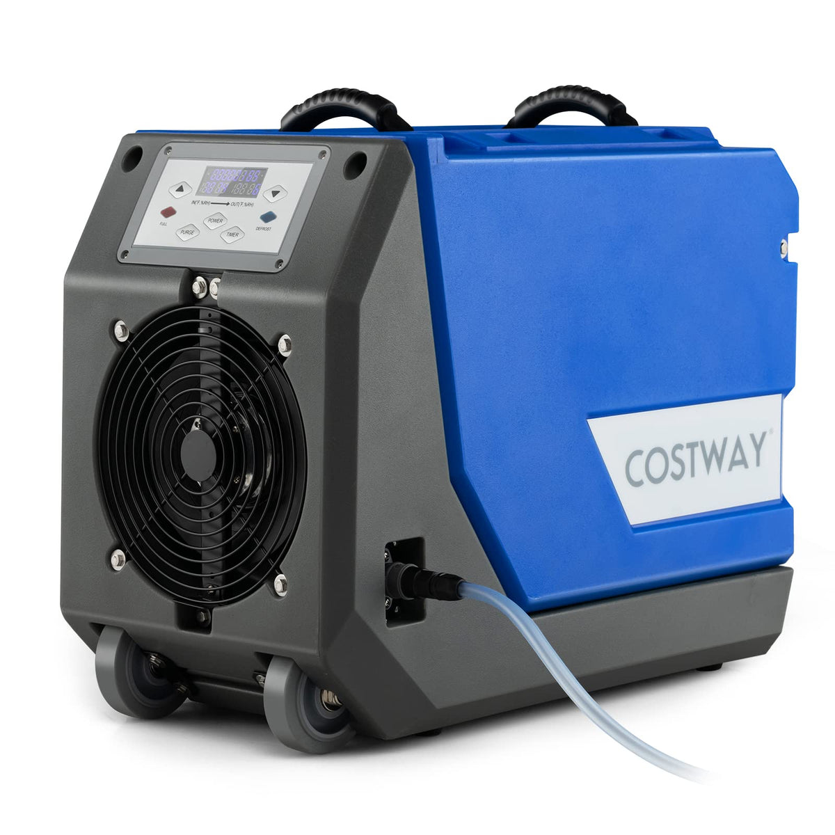 180 PPD Commercial Dehumidifier, Industrial Dehumidifier with 24.6ft, for Basement Warehouse