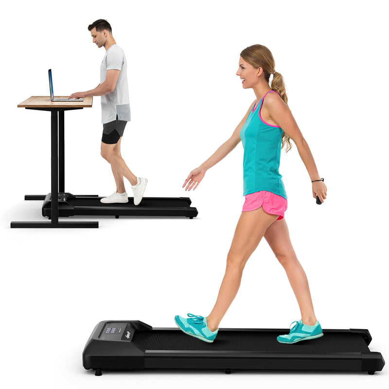 Load image into Gallery viewer, Walking Pad Treadmill Under Desk with 265 lbs Capacity - Goplus
