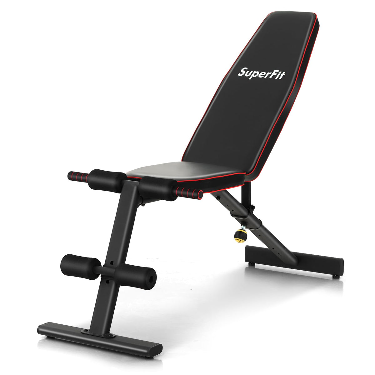 Goplus Adjustable Weight Bench, Heavy Duty Exercise Bench Press for Full Body Strength Training