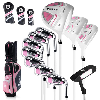 Goplus Complete Golf Club Set for Women, 11 PCS Right Handed Golf Clubs with 460CC