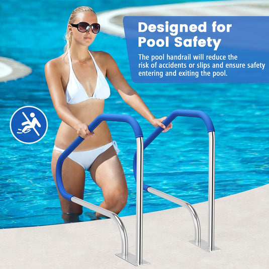 Pool Hand Rail, Easy Mount Hand Grab Rail