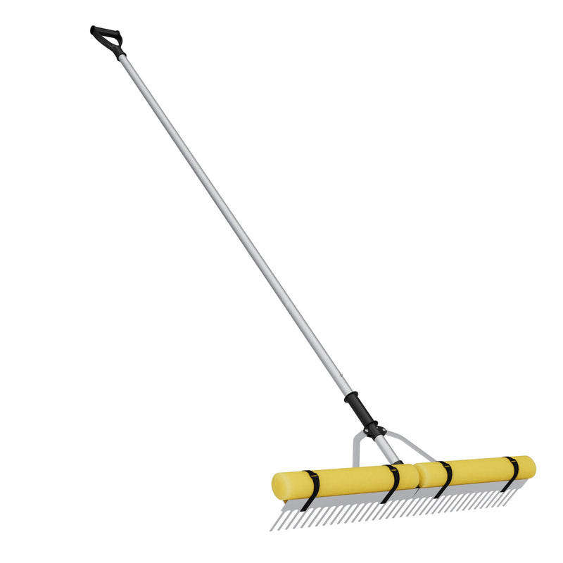 Goplus 36 Inch Pond Rake, Floating Lake Weed Rake Aluminum Collapsible ...