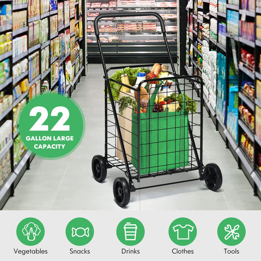 Goplus Shopping Carts for Groceries