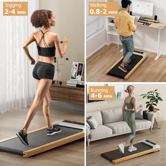 Walking Pad Goplus Under Desk Treadmill With Remote Control Bed