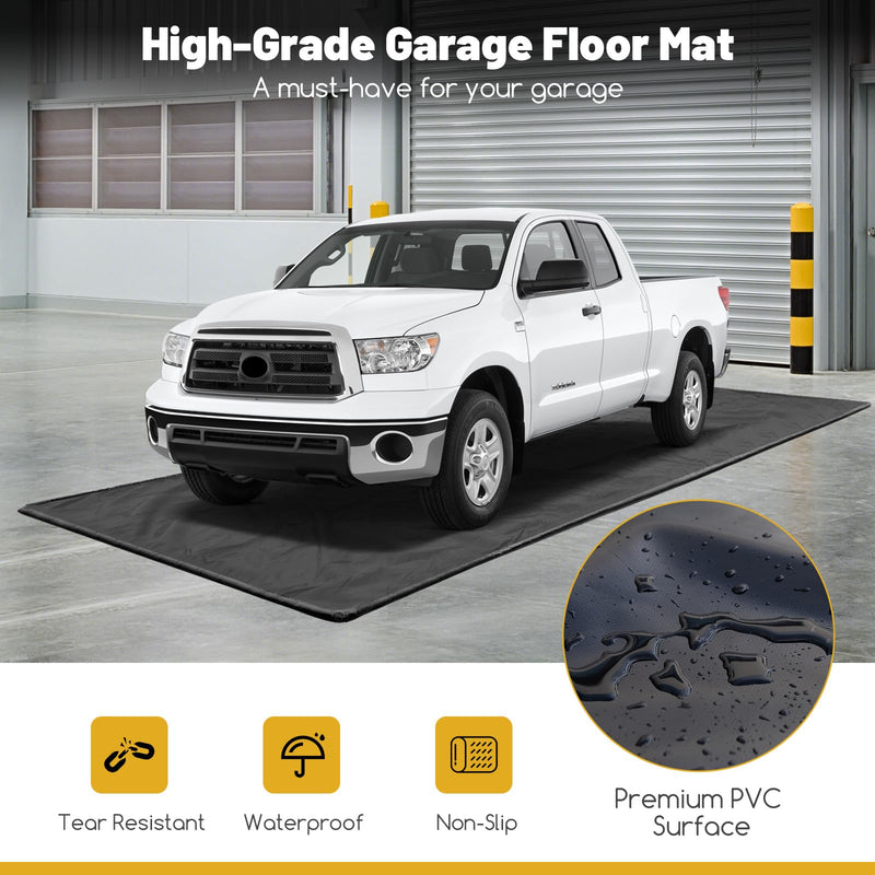 Load image into Gallery viewer, Goplus Garage Floor Mat, 22’ x 9’ Garage Mat for Under Car, Waterproof Protection from Snow Rain Mud
