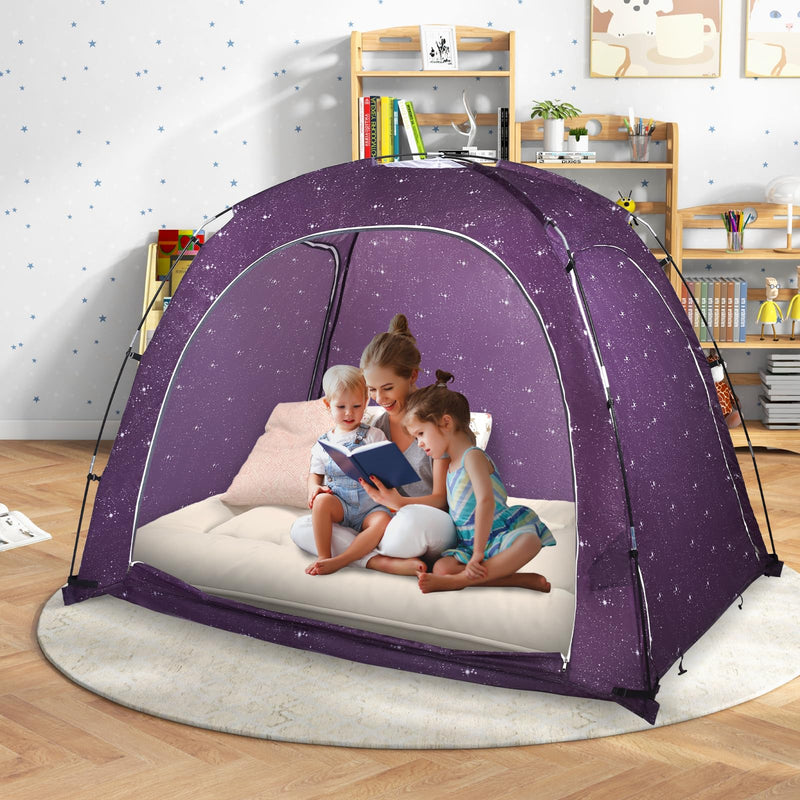 Load image into Gallery viewer, Bed Tent, Indoor Privacy Play Tent
