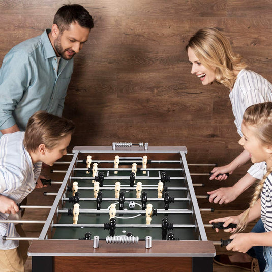 Goplus 54" Foosball Table for Adults, Full Sized Game Tables with 2 Balls