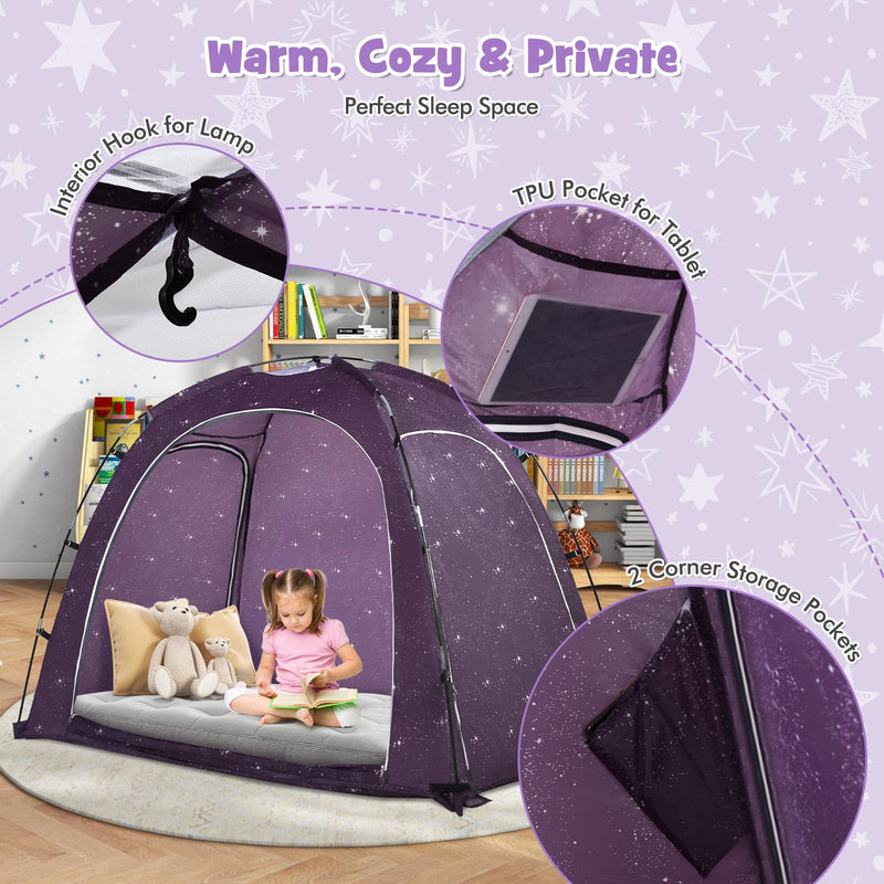 Load image into Gallery viewer, Bed Tent, Indoor Privacy Play Tent
