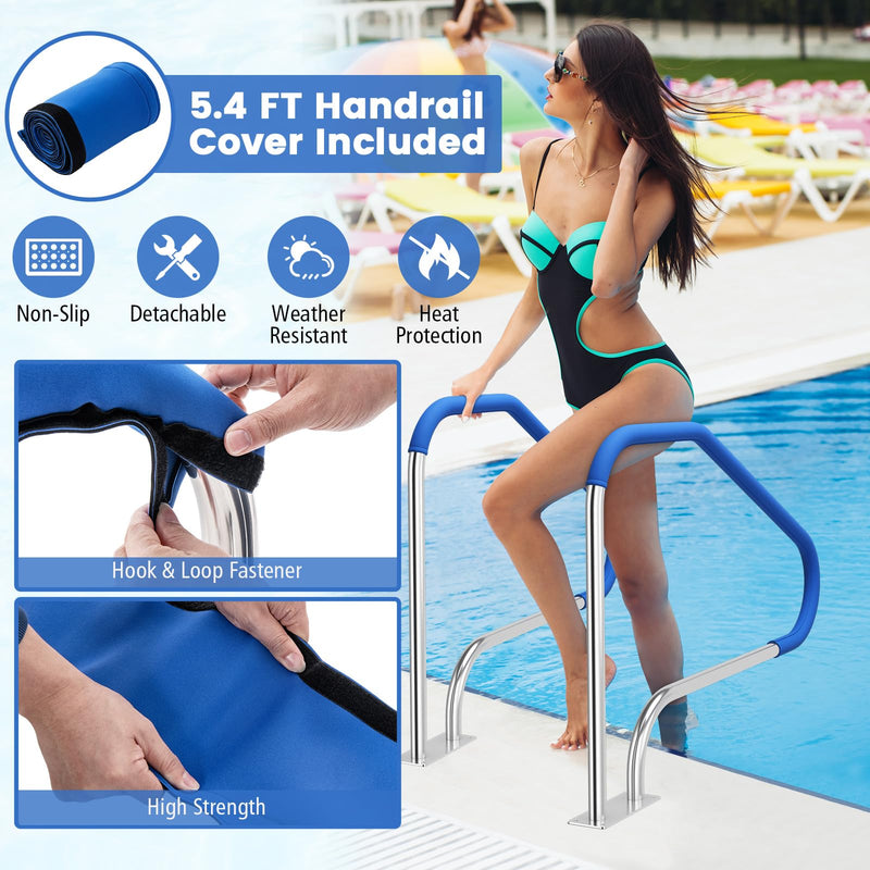 Load image into Gallery viewer, Pool Hand Rail, Easy Mount Hand Grab Rail
