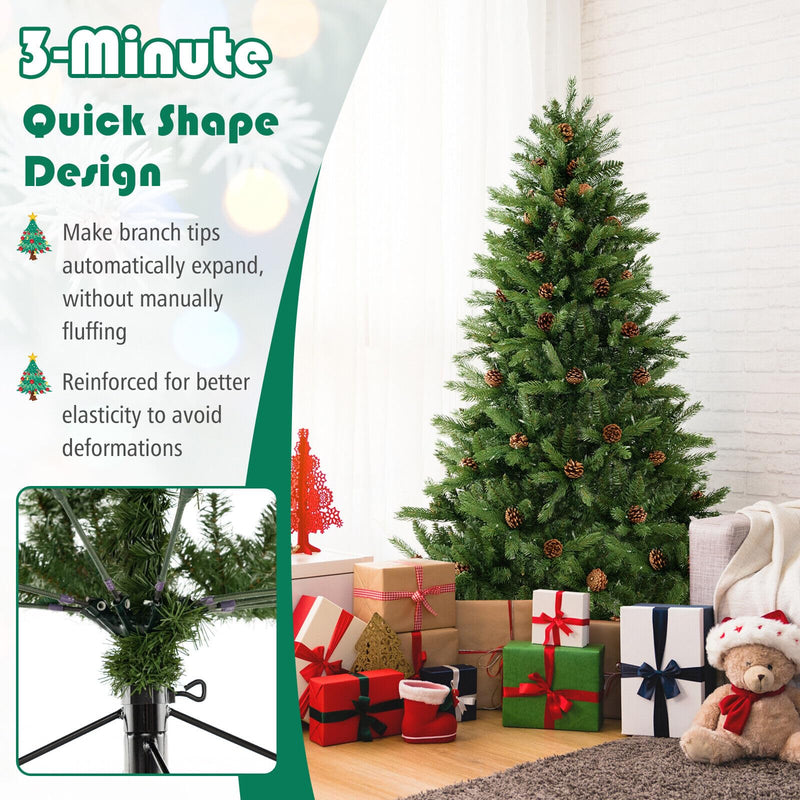 Load image into Gallery viewer, Goplus 3-Minute-Setup Pre-Lit Christmas Tree with Storage Bag
