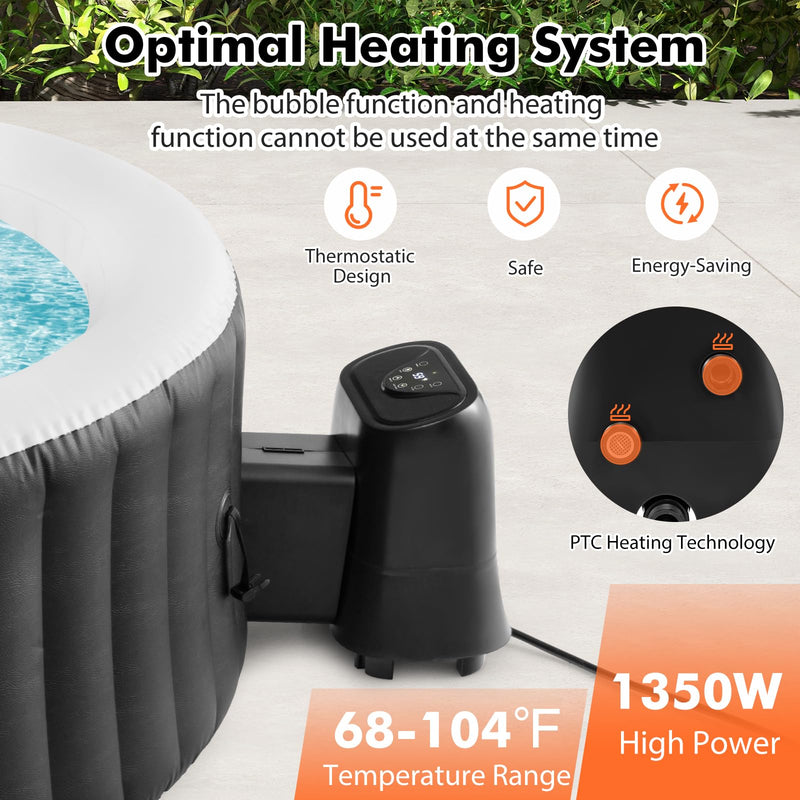 Load image into Gallery viewer, Goplus Electric Heater Pump for Inflatable Hot Tub, 1350W SPA Control Center for Bubble, Filtration &amp; Heating
