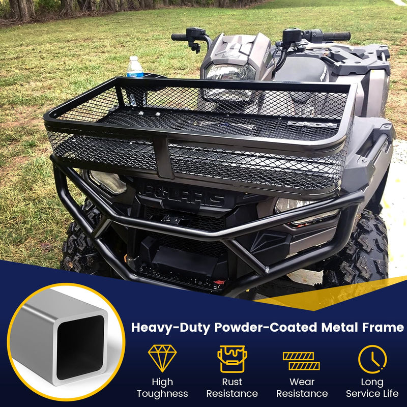 Load image into Gallery viewer, Goplus ATV Front Rack Universal ATV Storage Rack 36.5”L x 17.5”W x 6.5”H
