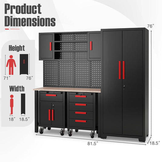 Goplus Garage Cabinets and Storage System