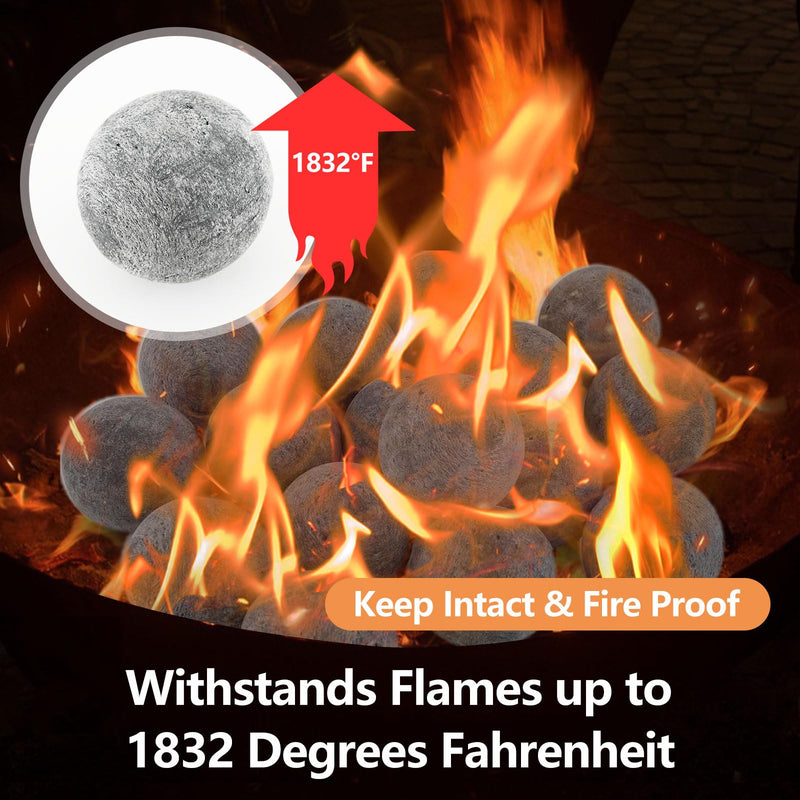 Load image into Gallery viewer, Goplus 15 PCS Ceramic Fiber Fire Balls
