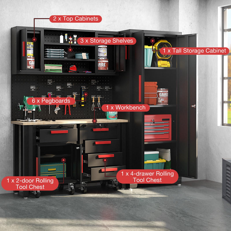 Load image into Gallery viewer, Goplus Garage Cabinets and Storage System
