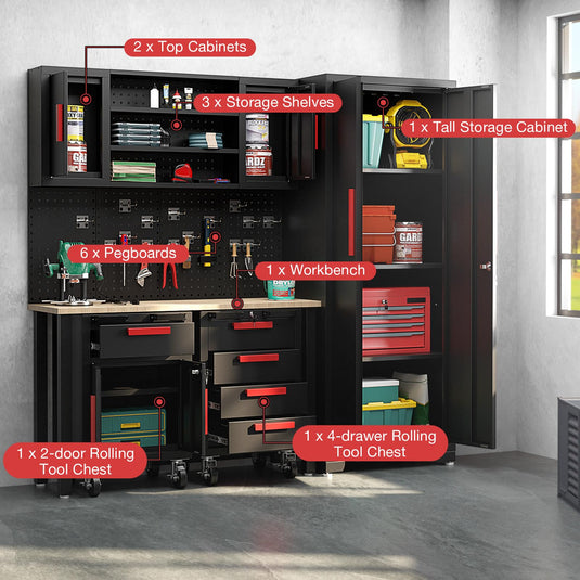 Goplus Garage Cabinets and Storage System