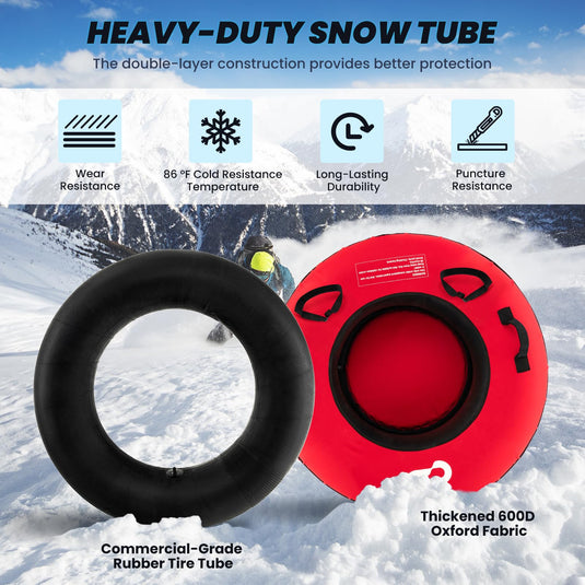 Goplus Heavy Duty Snow Tube for Sledding