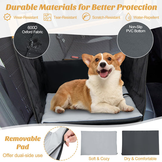 Goplus Dog Car Seat Cover for Small & Medium Dogs