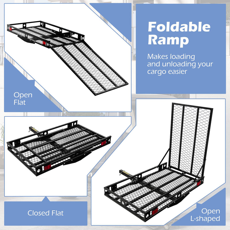 Load image into Gallery viewer, Hitch Mount Wheelchair Carrier, Mobility Scooter Loading Ramp
