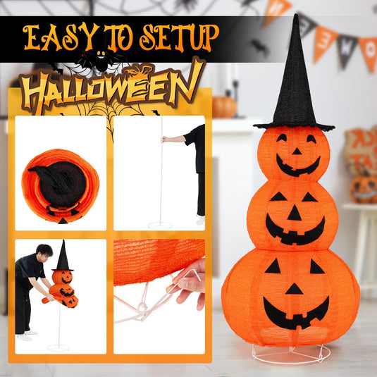 Goplus 5 FT Halloween Light Up Pumpkin Decoration