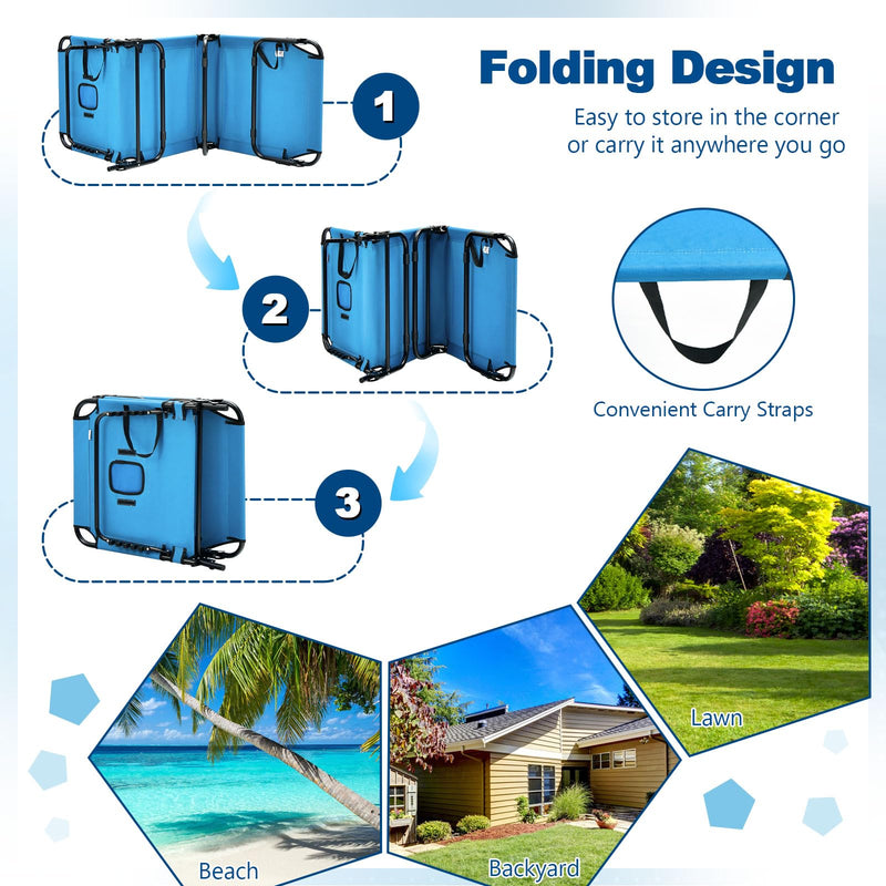Load image into Gallery viewer, Goplus Beach Chaise Lounge Chair
