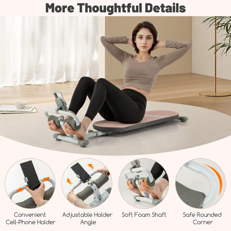 Load image into Gallery viewer, Goplus Multifunctional Sit Up Bench, Workout Bench w/3 Gear Adjustable Angles &amp; Adjustable Length
