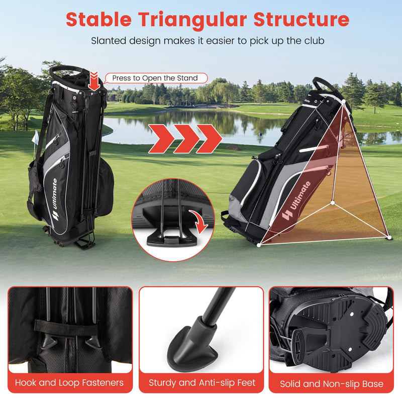 Load image into Gallery viewer, Goplus 14 Way Top Dividers Golf Stand Bag
