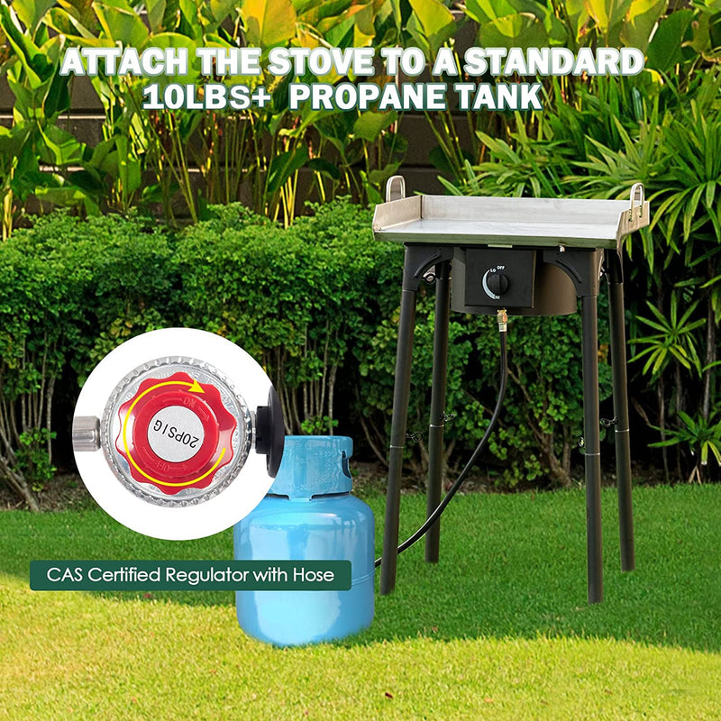 Load image into Gallery viewer, 100000 BTU Camp Stove High Pressure Propane Gas Cooker - Goplus
