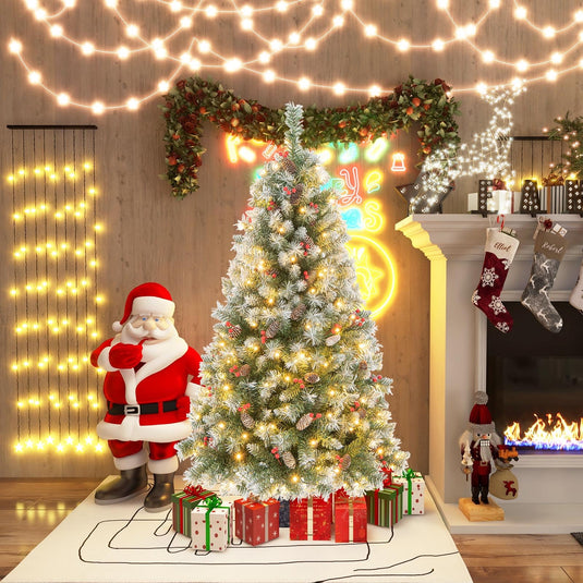 5ft Pre-Lit Christmas Tree - Goplus