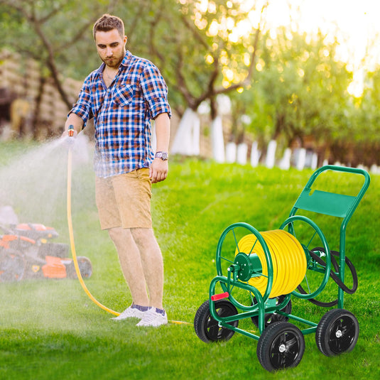 Goplus Garden Hose Reel Cart