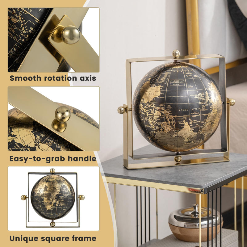Load image into Gallery viewer, Goplus World Globe, Dia 6/8/10 Inch 720° Swivel Geographic Globe
