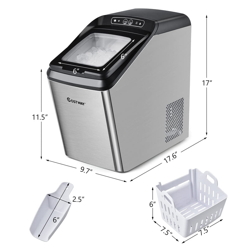 Load image into Gallery viewer, Nugget Ice Maker for Countertop, 29 Lbs/24H Portable and Compact Ice Machine with Self-Cleaning
