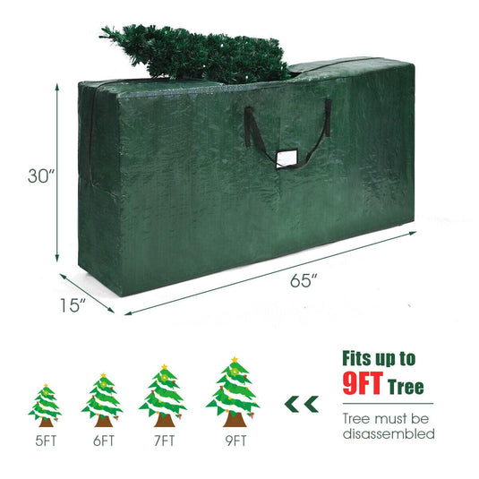 Goplus 6ft/7ft/8ft Pre-Lit Artificial Christmas Tree with Storage Bag, for Office Home Decor