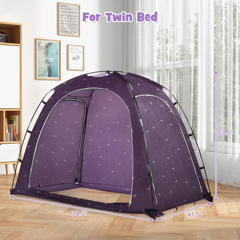 Load image into Gallery viewer, Bed Tent, Indoor Privacy Play Tent
