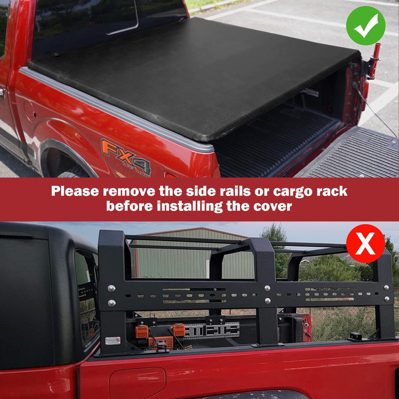 Load image into Gallery viewer, Goplus Soft Quad-Fold Tonneau Cover
