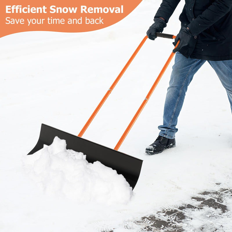 Load image into Gallery viewer, Goplus 30&quot; Snow Shovel with Wheels
