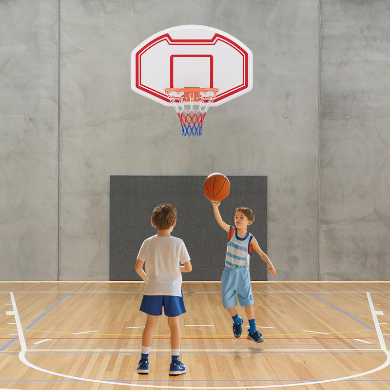 Load image into Gallery viewer, Goplus Large Wall Mounted Basketball Hoop, Indoor Outdoor Basketball Games w/ 36&quot; x 24&quot; Shatter-Proof Backboard
