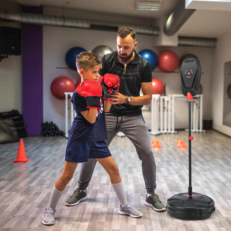 Load image into Gallery viewer, Goplus Inflation-Free Punching Bag, Boxing Bag Set with Boxing Gloves
