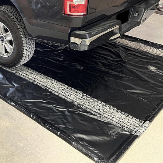 Goplus Garage Floor Mat, 22’ x 9’ Garage Mat for Under Car, Waterproof Protection from Snow Rain Mud