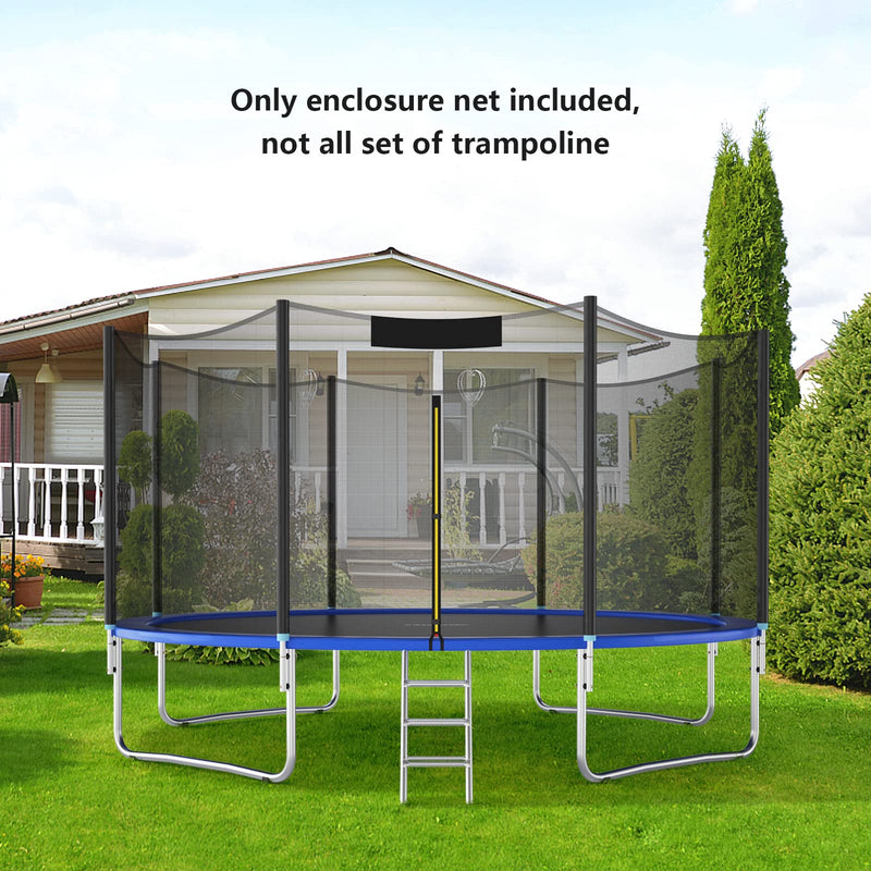 Load image into Gallery viewer, Goplus Trampoline Safety Net for 8FT 10FT 12FT 14FT 15FT 16FT Round Frame Trampoline, Replacement Enclosure Net
