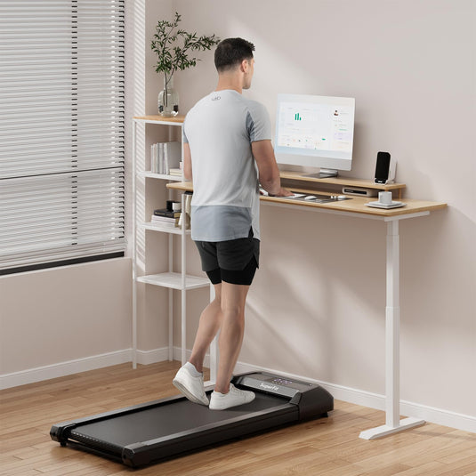 Walking Pad Treadmill Under Desk with 265 lbs Capacity - Goplus