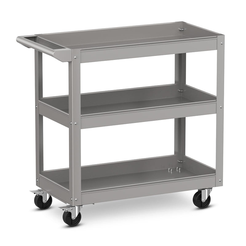 Load image into Gallery viewer, Goplus 3-Layer Service Utility Cart, Heavy Duty Unity Cart with Flat Handle
