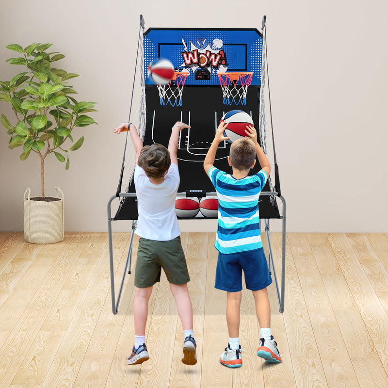 Load image into Gallery viewer, Goplus Foldable Dual Shot Basketball Arcade Game
