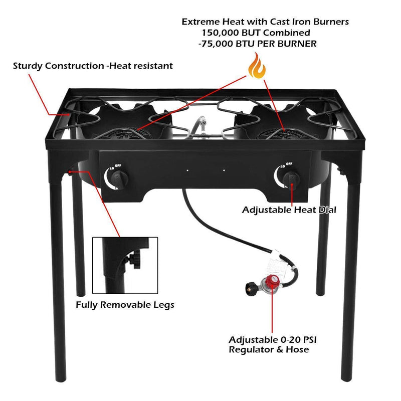 Load image into Gallery viewer, Stove High Pressure Propane Burner - Goplus
