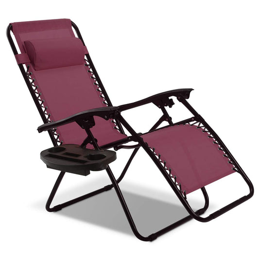 Goplus Folding Zero Gravity Reclining Lounge Chairs - GoplusUS
