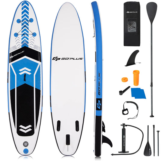 10.5FT Inflatable Stand Up Paddle Board 6" Thick SUP Cruiser - GoplusUS