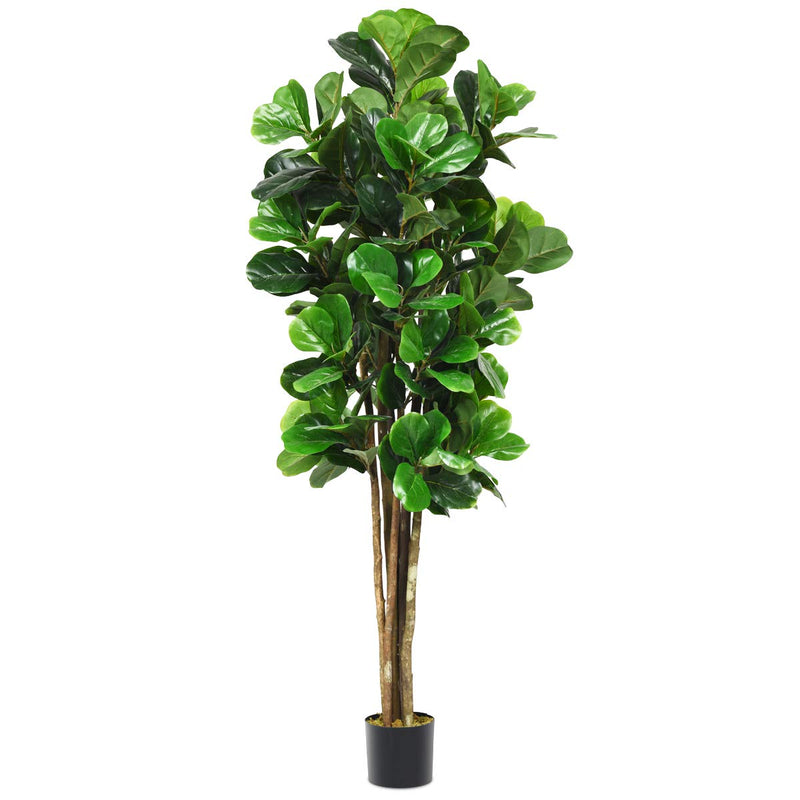 Load image into Gallery viewer, Goplus Fake Fiddle Leaf Fig Tree Artificial Greenery Plants - GoplusUS
