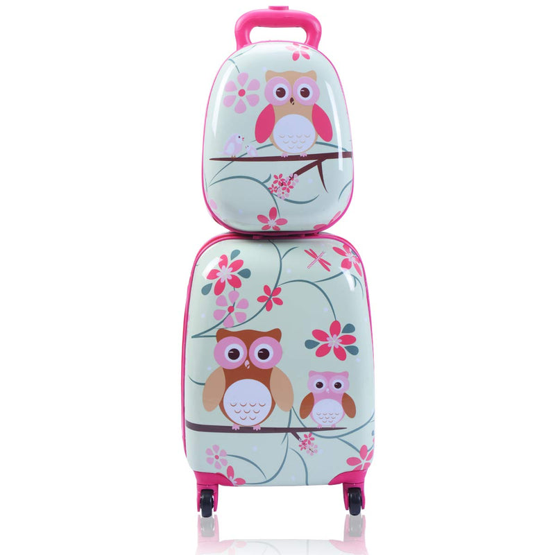 Load image into Gallery viewer, 2PC Kids Luggage, 12&quot; &amp; 16&quot; Kids Carry On Luggage Set - GoplusUS
