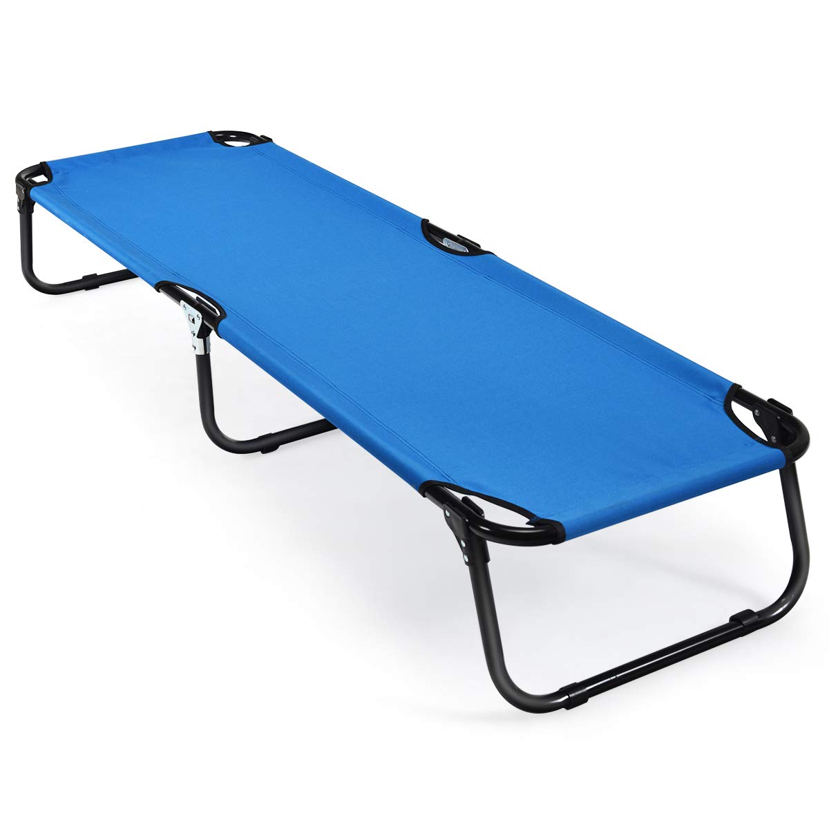 Folding Camping Cot, Heavy Duty Collapsible Foldable Bed - GoplusUS